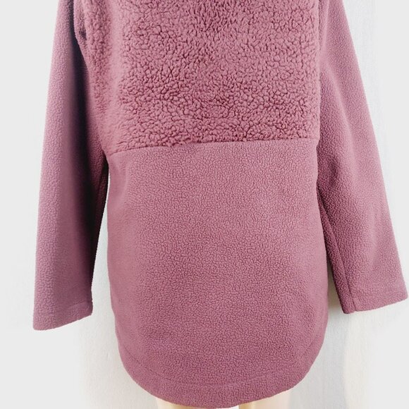 Columbia Women's Brown Lodge Sherpa Thermal Full Zip Fleece Jacket Size L - Picture 7 of 15